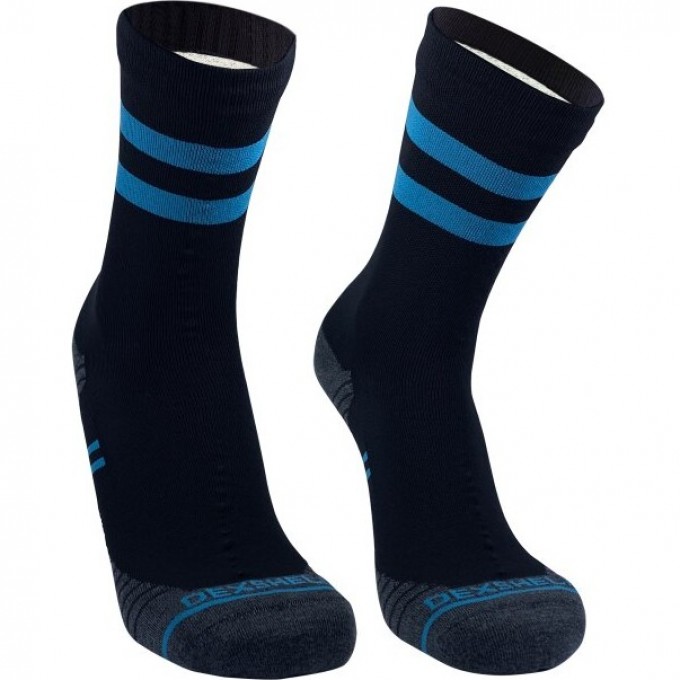 Водонепроницаемые носки DEXSHELL Running Lite с голубыми полосками XL (47-49) DS20610BLUXL Водонепроницаемые носки DEXSHELL Running Lite с голубыми полосками XL (47-49) DS20610BLUXL